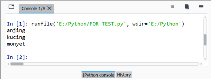 for Python | Perulangan for pada Python dan Contohnya - Advernesia
